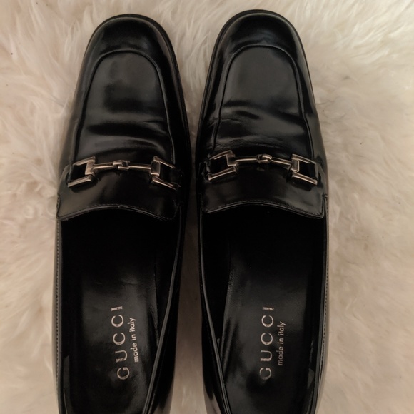 AUTHENTIC GUCCI LOAFERS in black patent leather - Picture 2 of 6